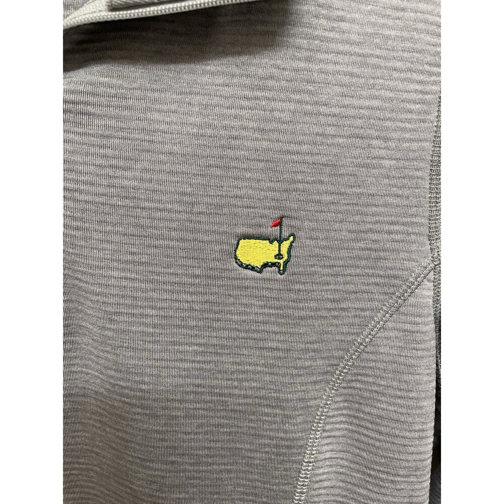 Peter Millar Masters Augusta Women's Small Quarter Zip Golf Pullover Gray - Picture 3 of 6